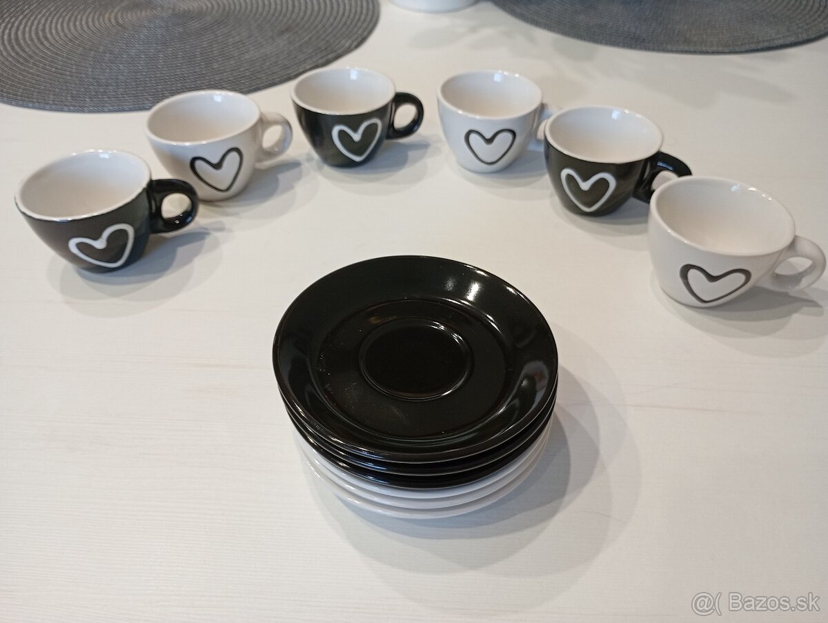 Šálky na kávu - sada - 3