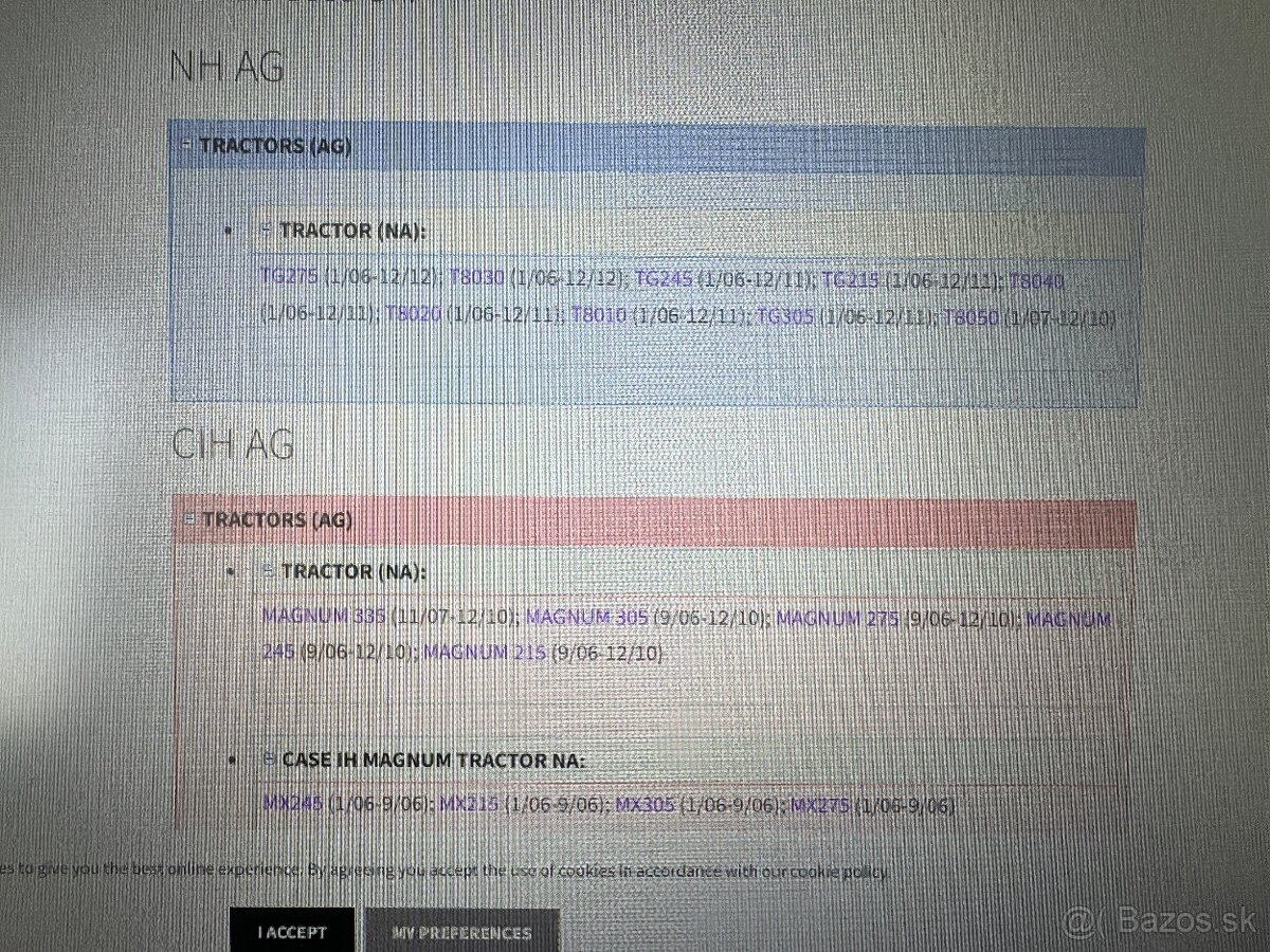 Nádrž na naftu traktor NH a Case - 3