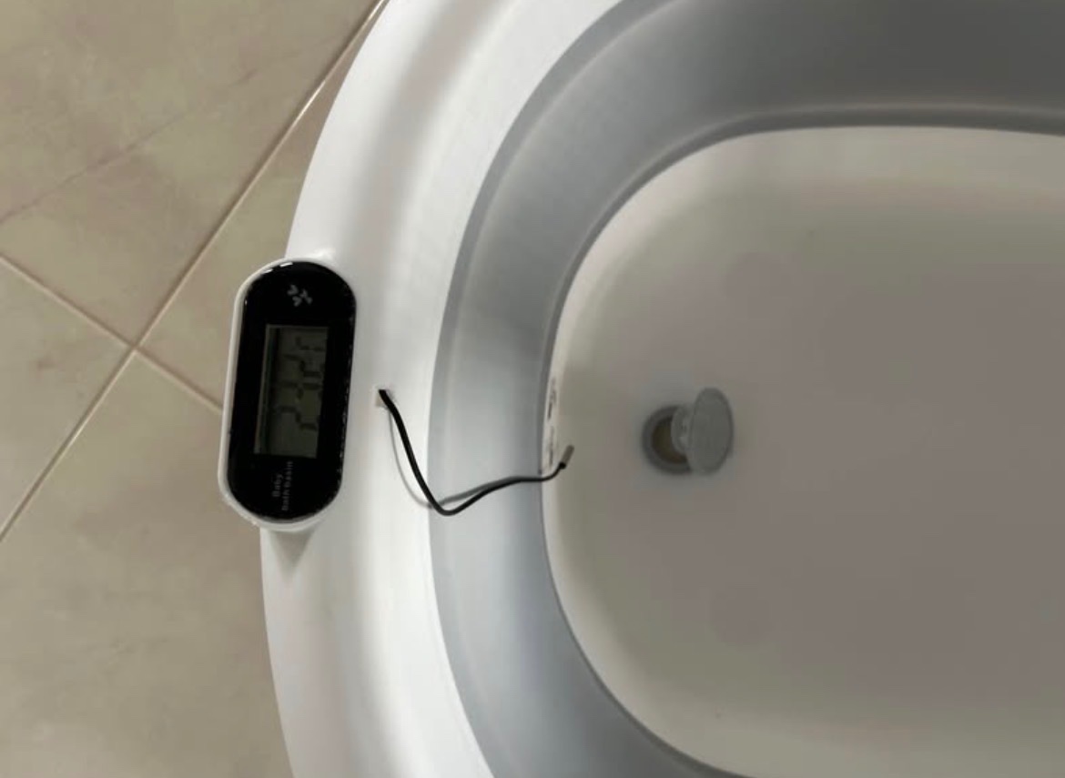 Detská skladacia vanička s teplomerom - 3