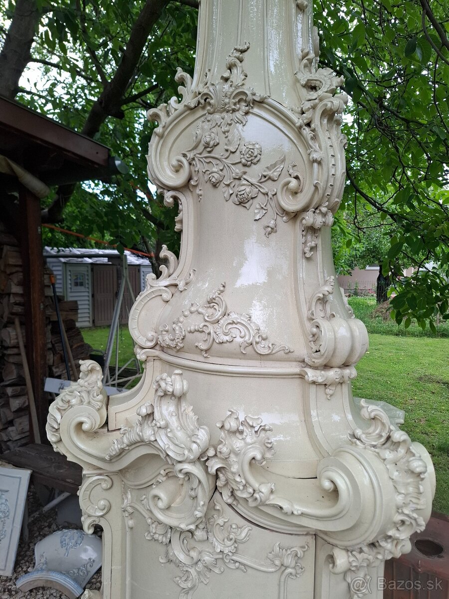 Starozitná kachlová pec - 3