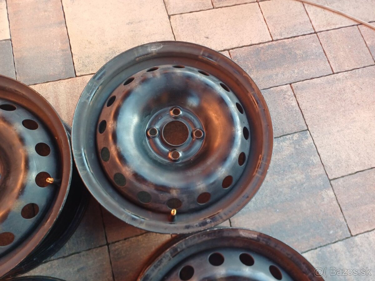 Plechové disky Fiat/Opel R15, 4x100 - 3