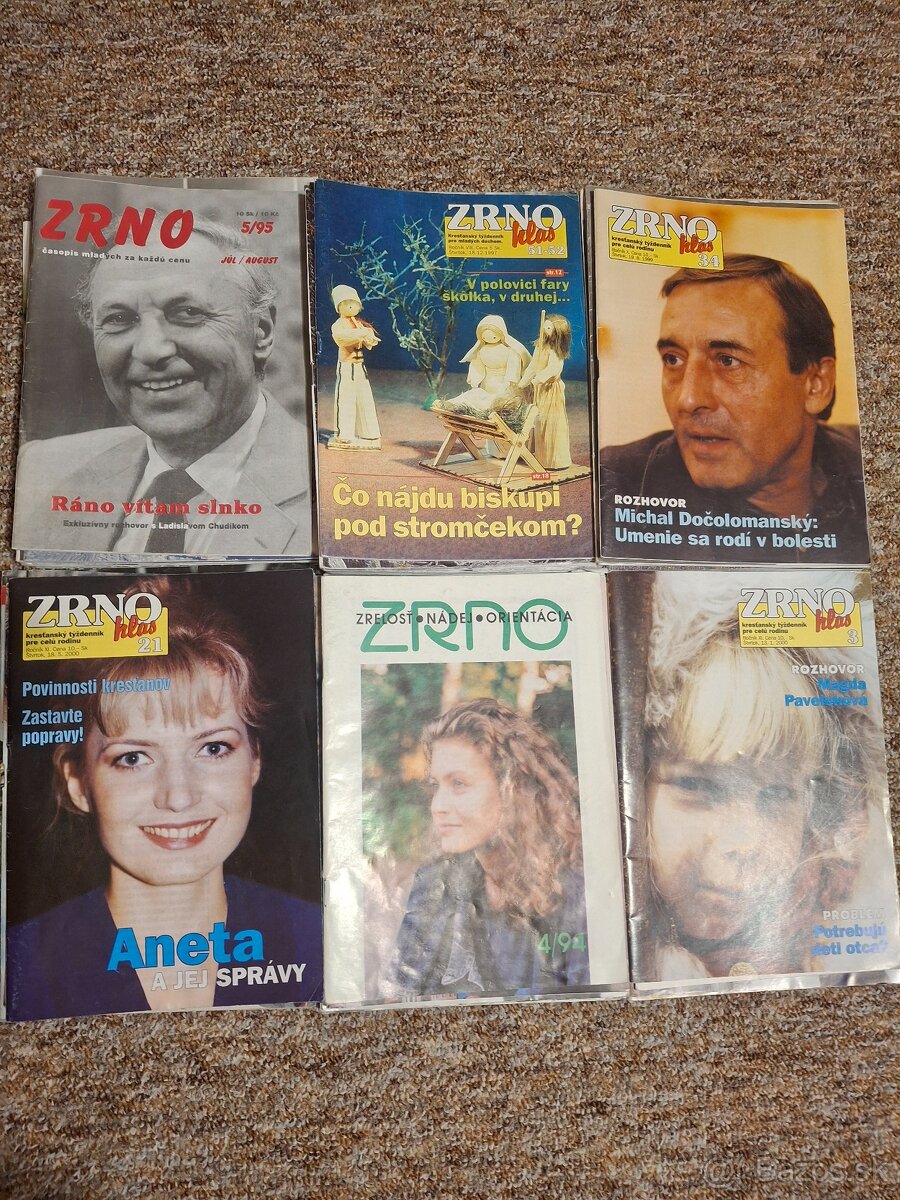 Staré čísla časopisu Zrno - 3