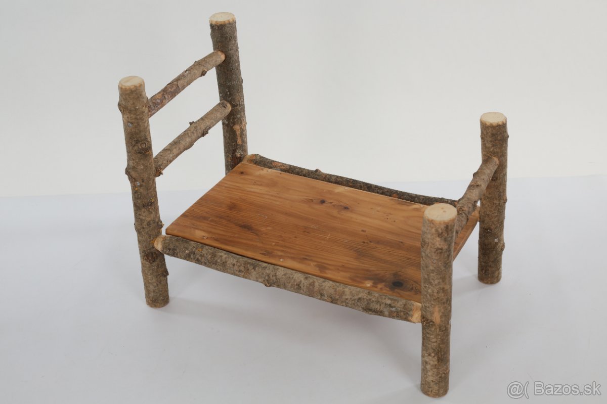 Postielky a taburet do detského domčeka/izby/ateliéru - 3