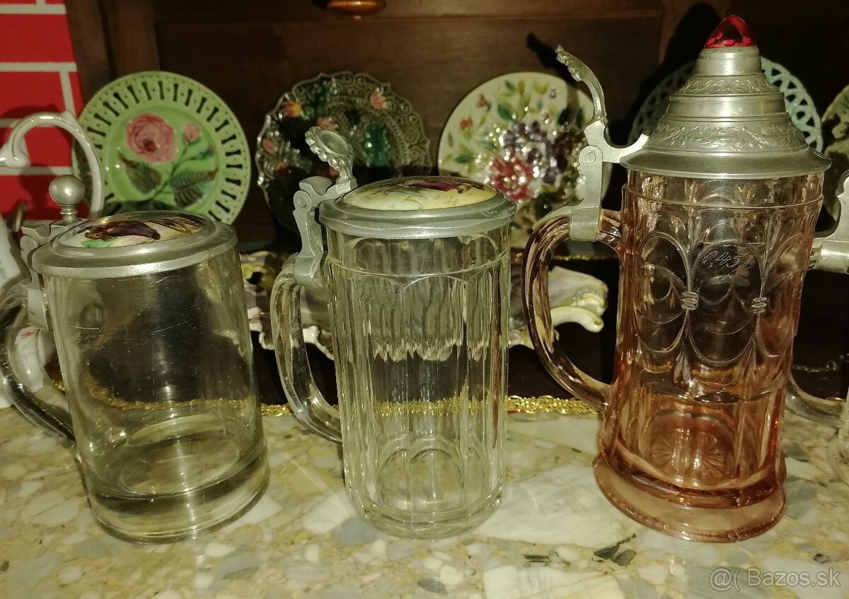 Staré pivné krígle. - 3