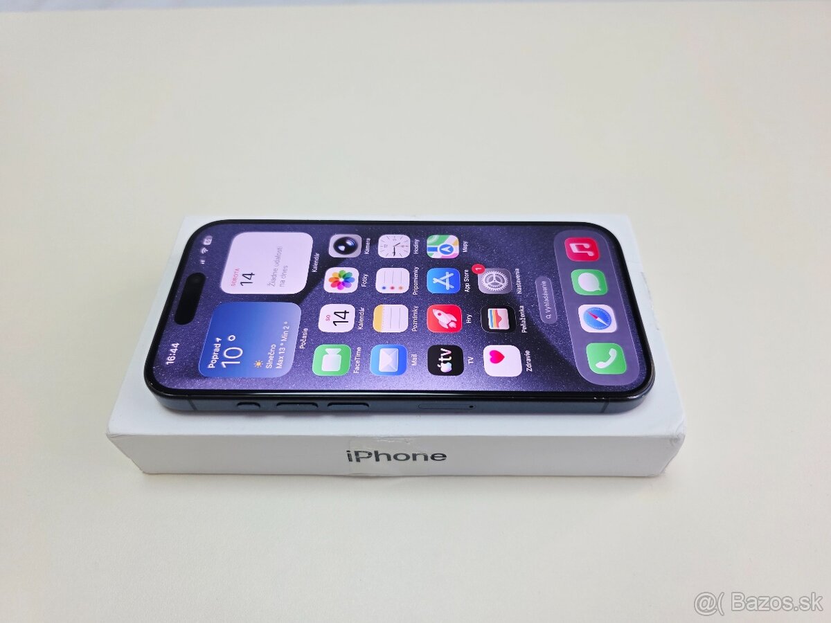 Apple iphone 15 PRO 256GB BLUE TITANIUM,BATERKA 100% - 3