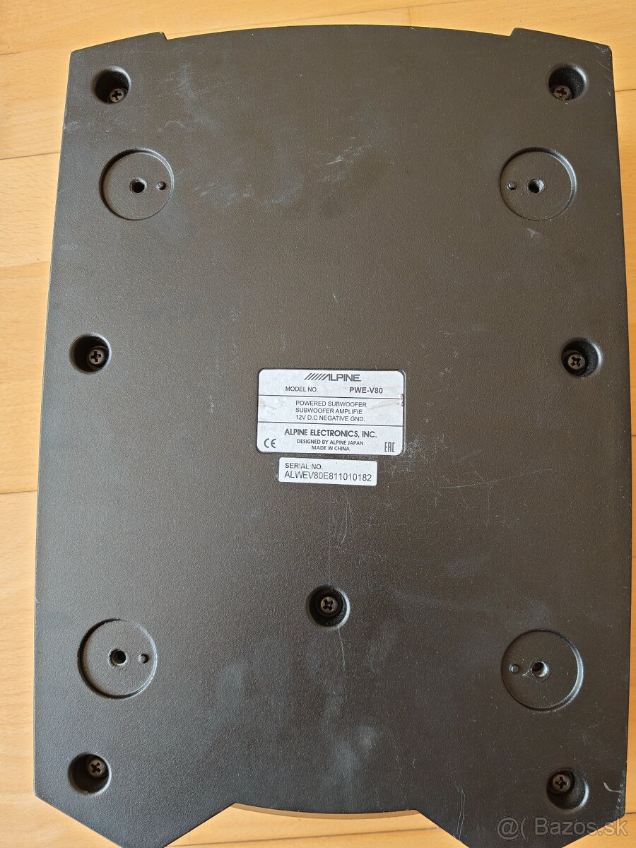 Subwoofer pod sedadlo Alpine PWE-V80 - 3