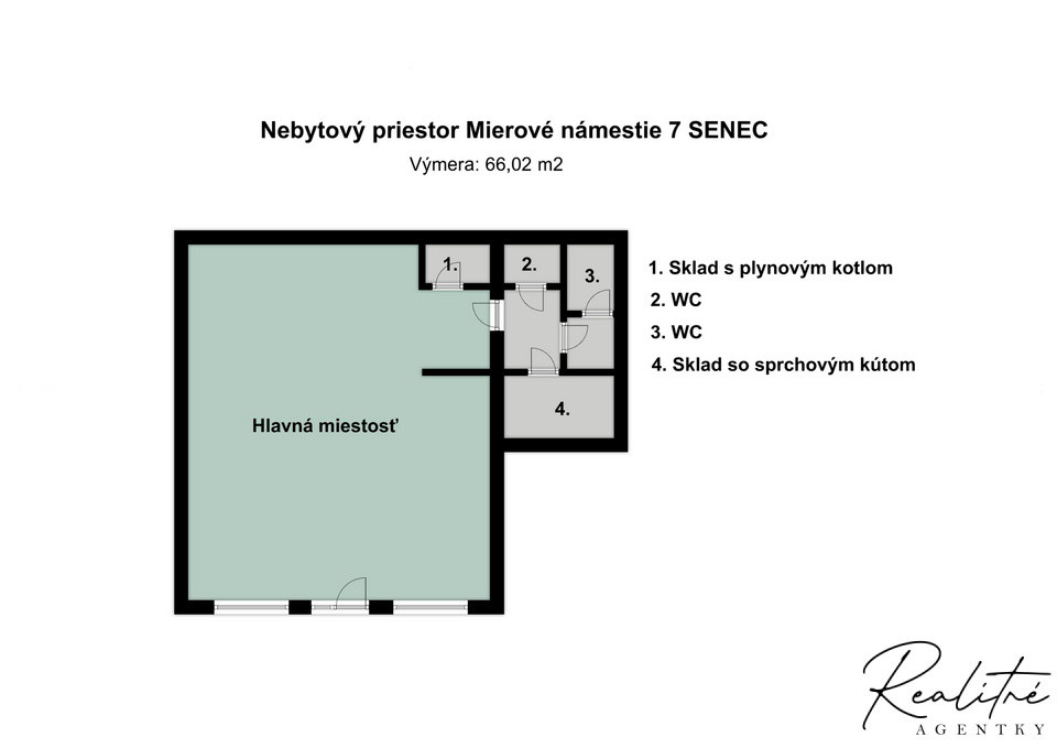 Multifunkčný, bezbariérový priestor v tichej pasáži v centre - 3