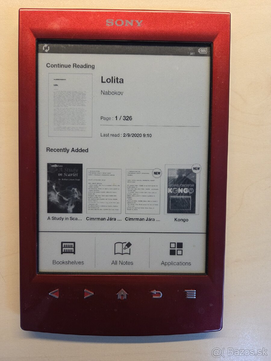 Sony PRS-T2 cervena - 3