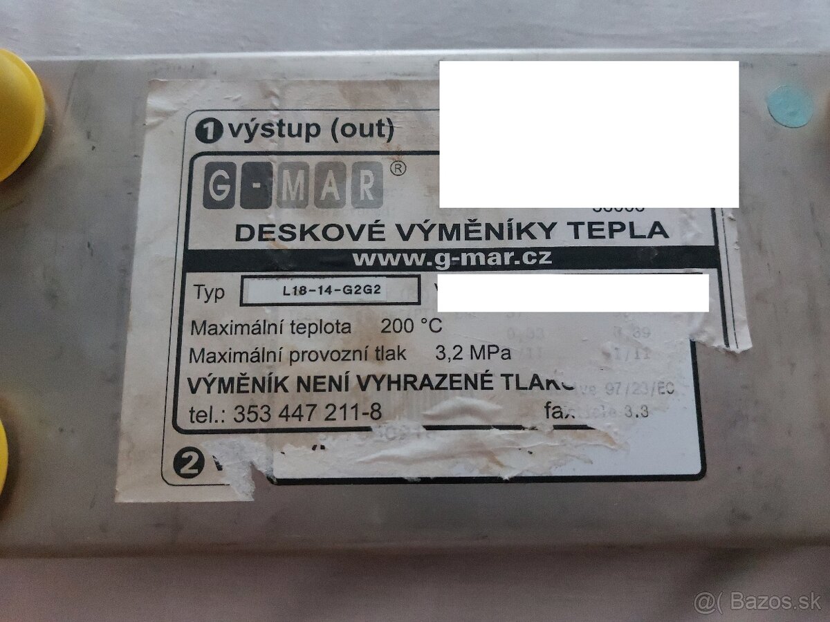 Doskový výmenník tepla - 3