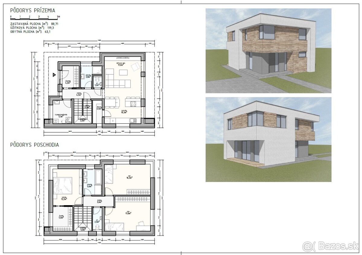 Stavebný Pozemok 3729m2 Papradno na výstavbu 8xRD - 3