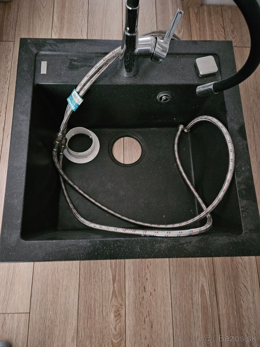 Granitový drez čierny - 3