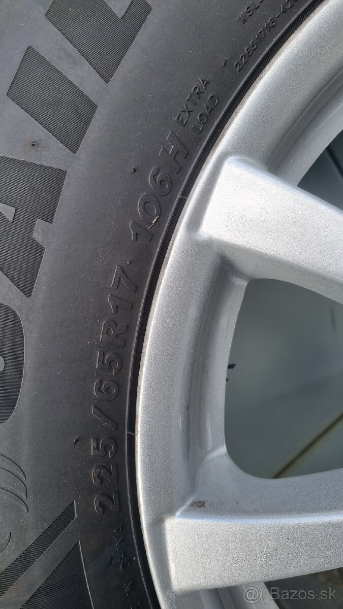 Zimne pneu s diskami Mazda 225/65 r17 - 3