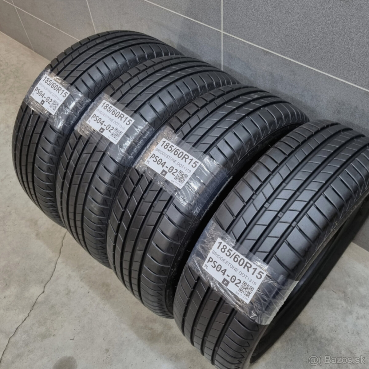 Letné pneumatiky 185/60 R15 BRIDGESTONE - 3
