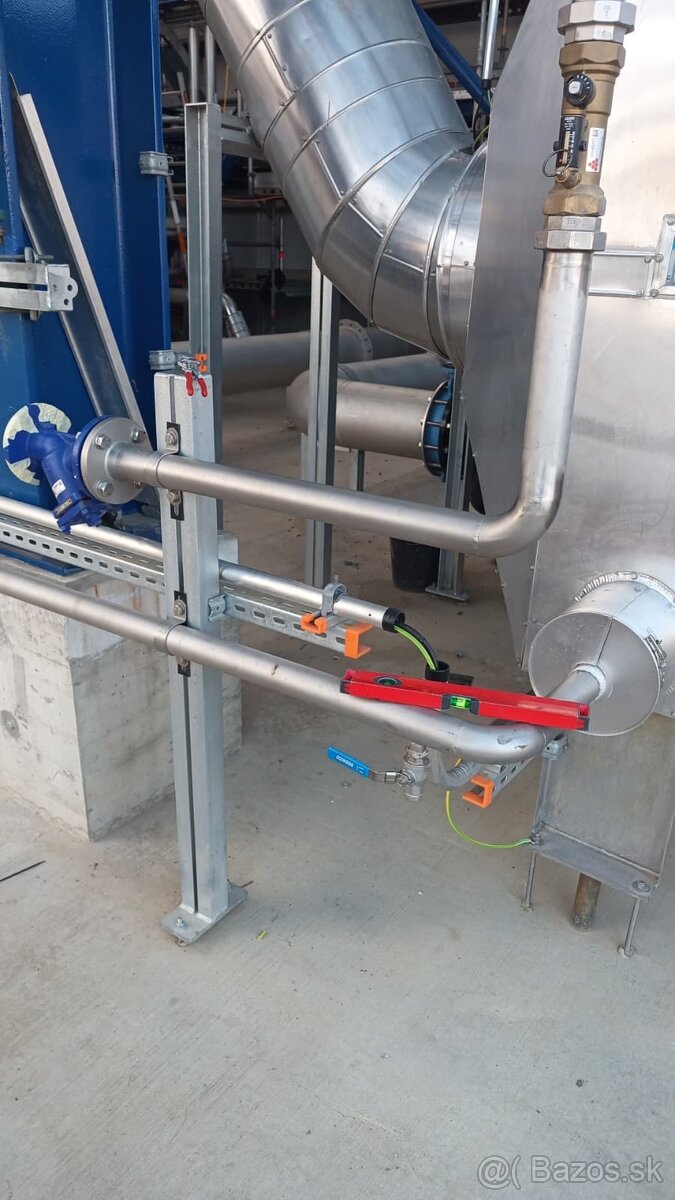 Monter - pripravar , potrubné trasy - 3