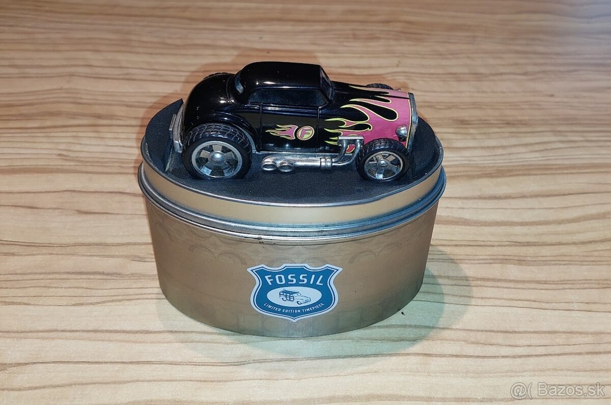 FOSSIL Hot Rod Dragster Desk Clock 2004 - 3