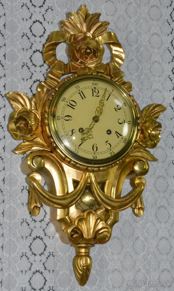 Starožitné kartelové hodiny Exacta - 3