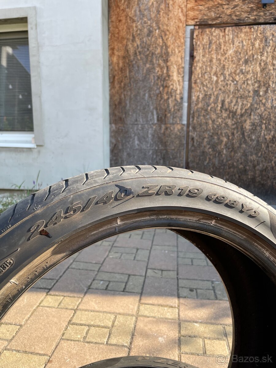 245/40r19 letne pneumatiky Pirelli 2ks - 3