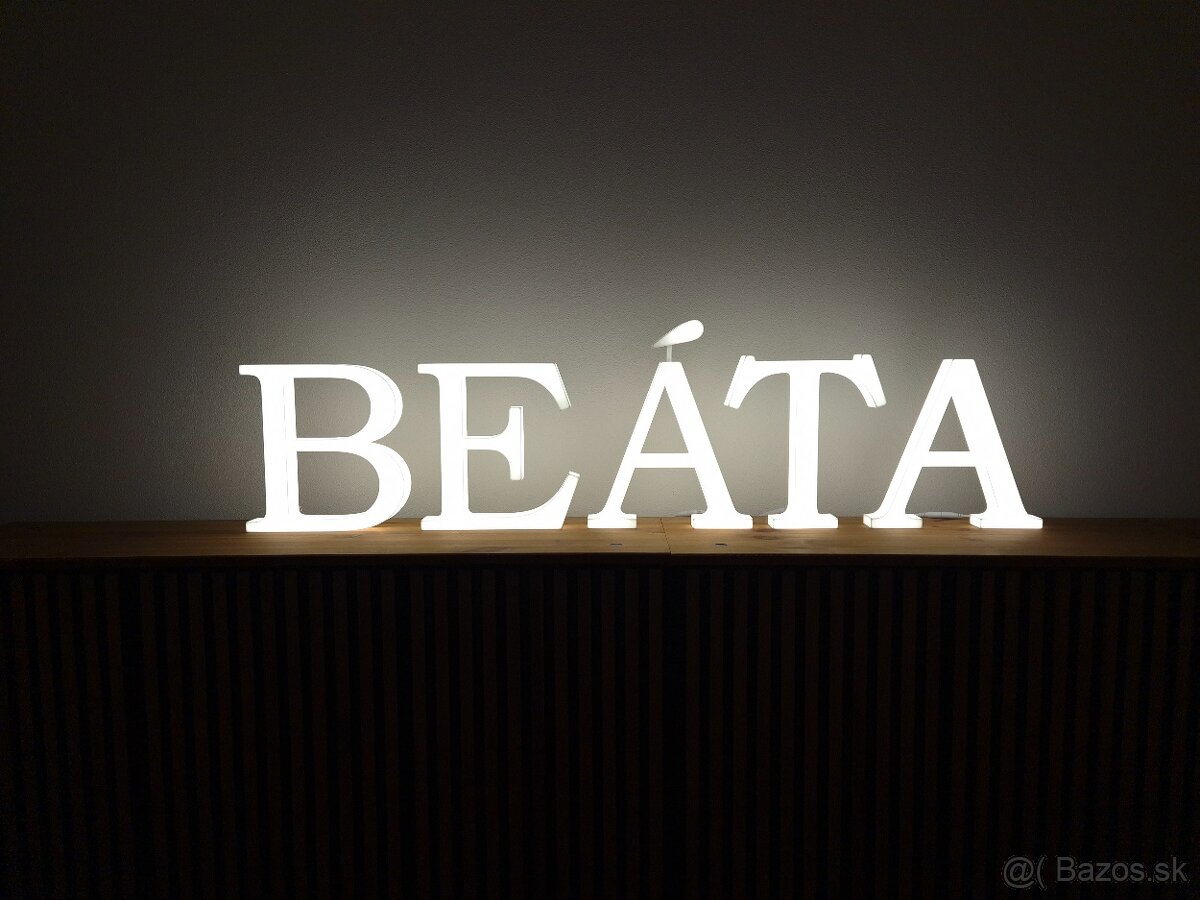 Svetelné písmená na prenájom – vytvorte si vlastný napis - 3