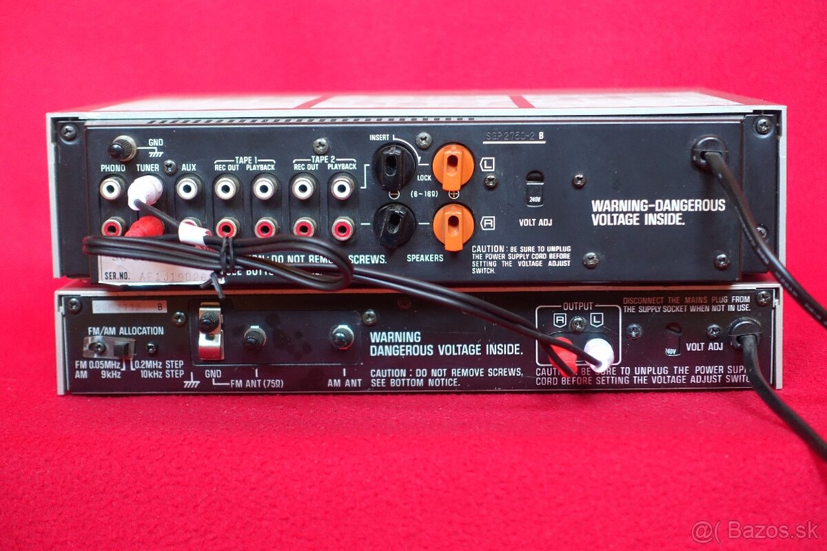 Zosilovač a tuner Technics - 3