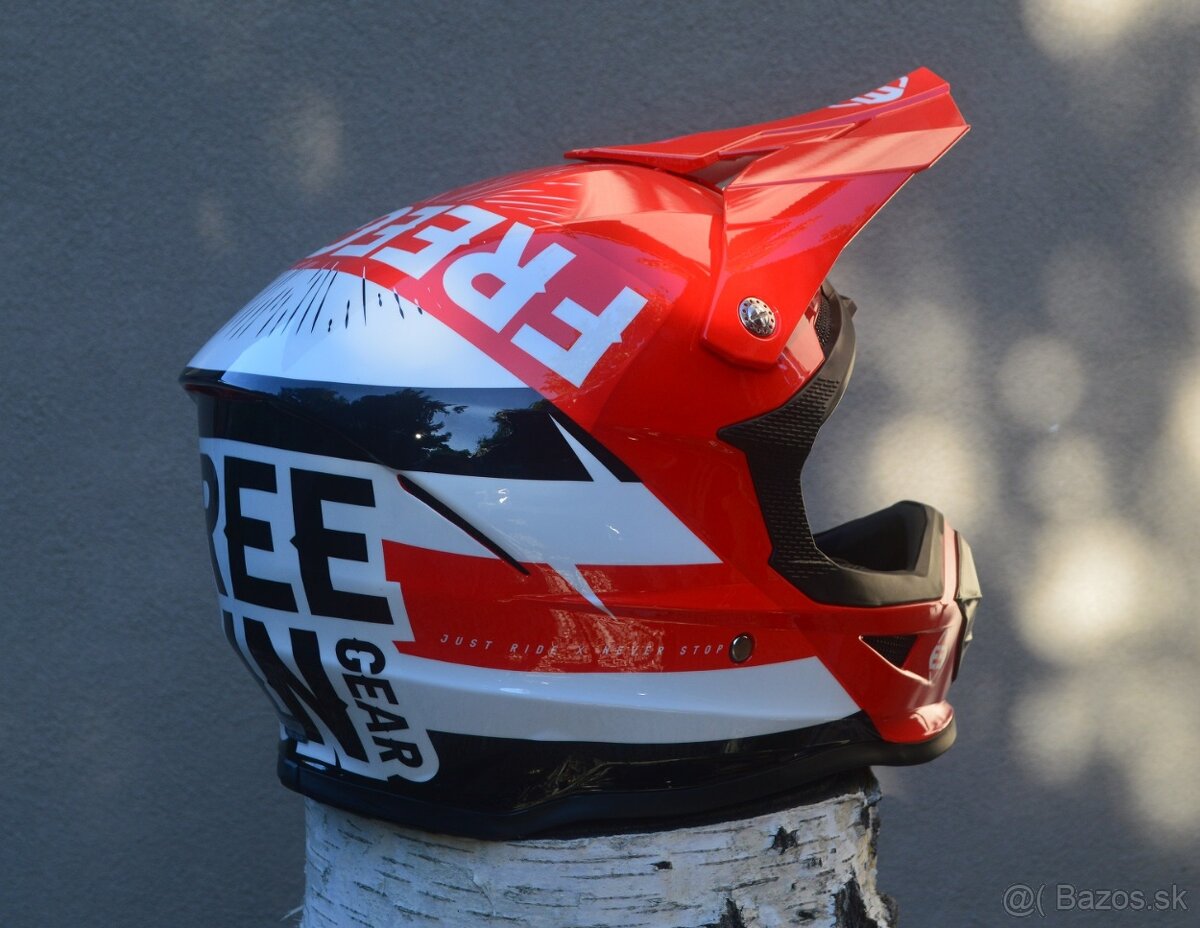 FREEGUN lakova. helma okuliare červené - 3