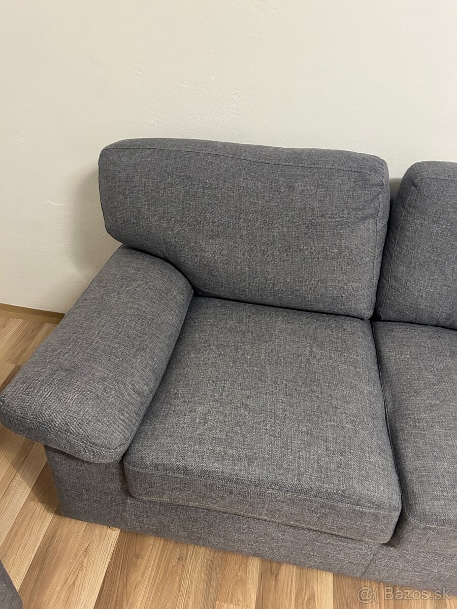 3-miestna sivá sedačka - 3