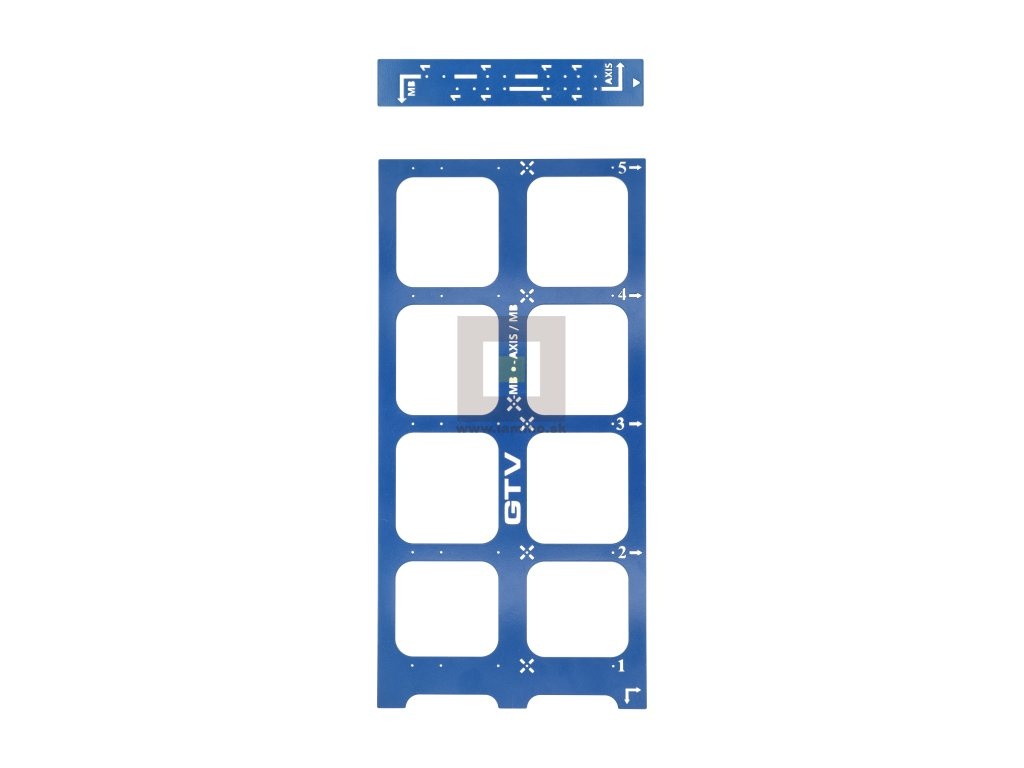 Montážna šablóna pre systémy AXISPRO a MODERNBOX - 3