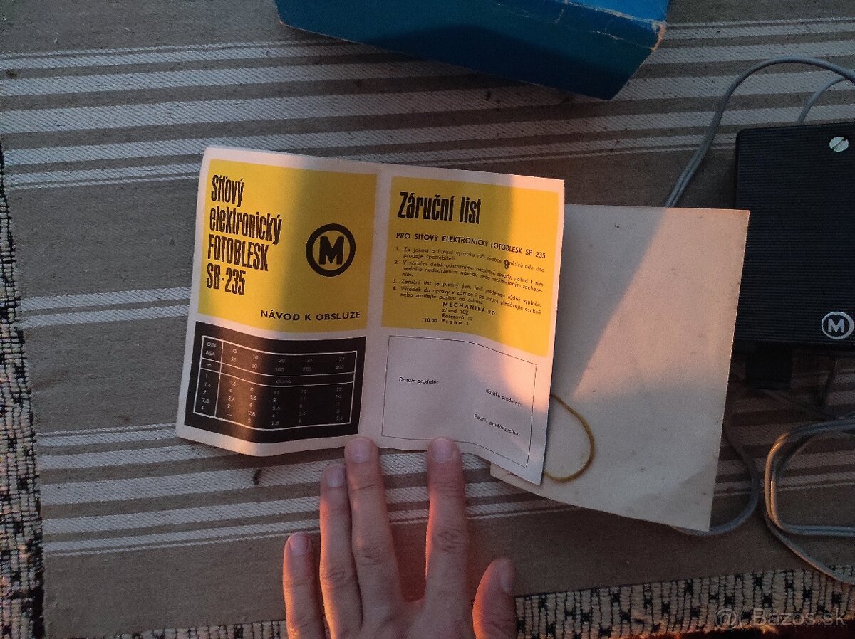 Predám starý fotoblesk sb235 - 3