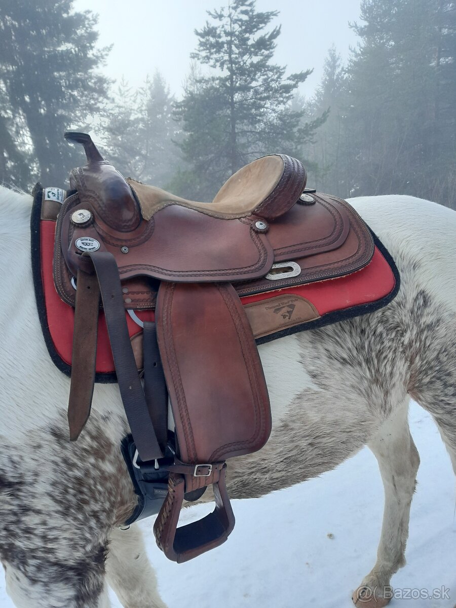 Westernove sedlo znacka western import - 3