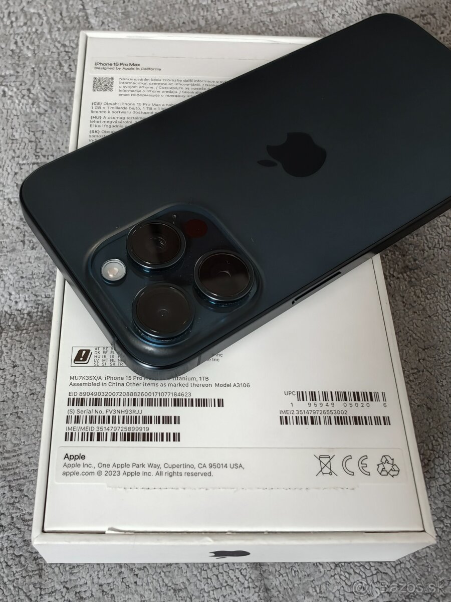 Predám iPhone 15 Pro Max 1TB - 3