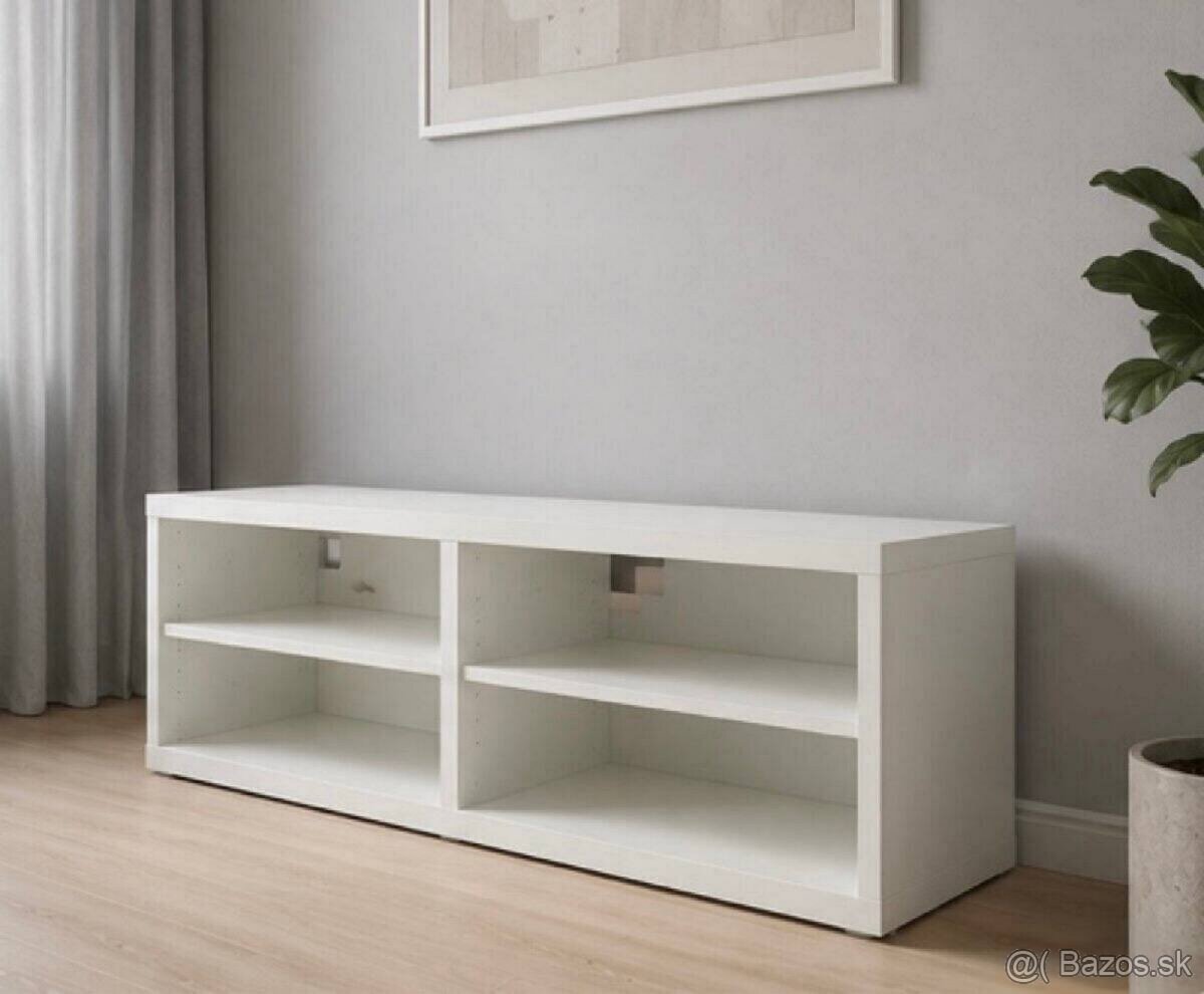 Biely TV stolík - 3