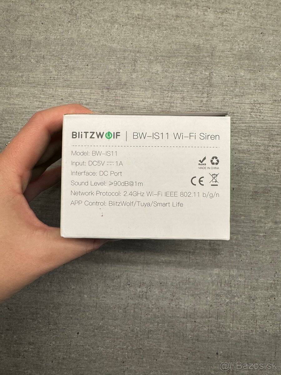 Predám Blitzwolf BW-IS11 (Wifi Siren) 1ks - 3