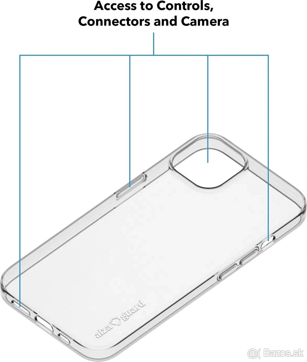 AlzaGuard Crystal Clear TPU case na iPhone 13 - 3
