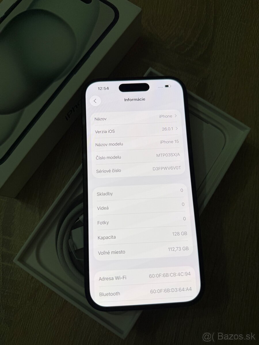 Apple iPhone 15 Black 128GB - 3