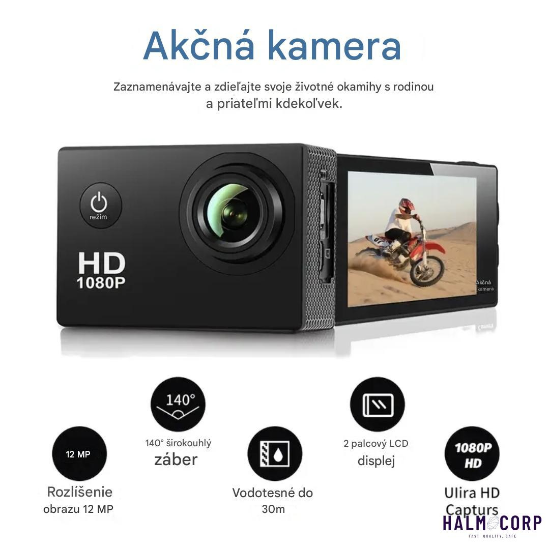 Akčná kamera s rozlíšením Full HD, vodotesná, Wi-Fi - 3