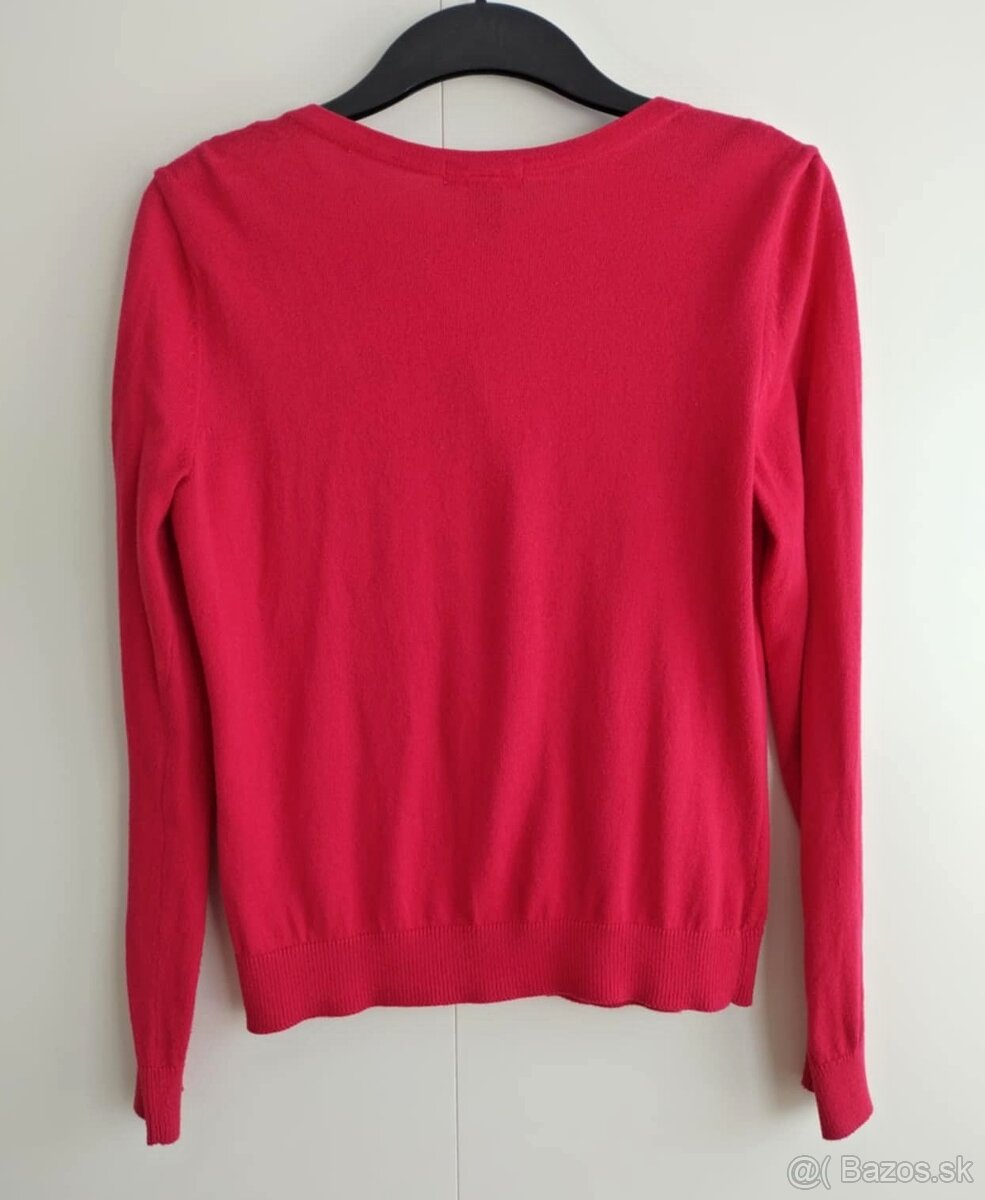 SET 2x sveter / kardigán na gombíky (červený, zelený) - 3