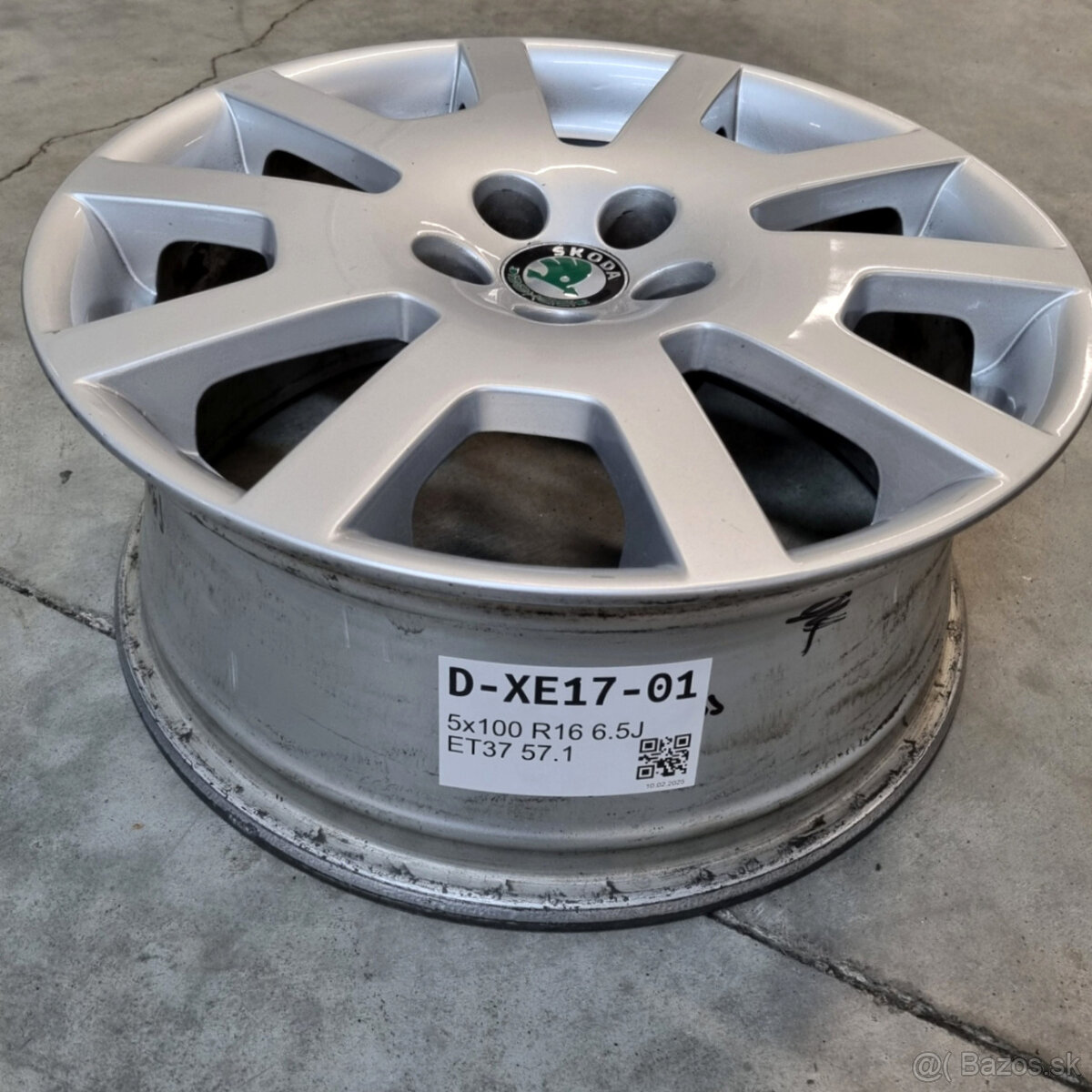 Hliníkové disky 5x100 R16 6,5J ET37 - 3