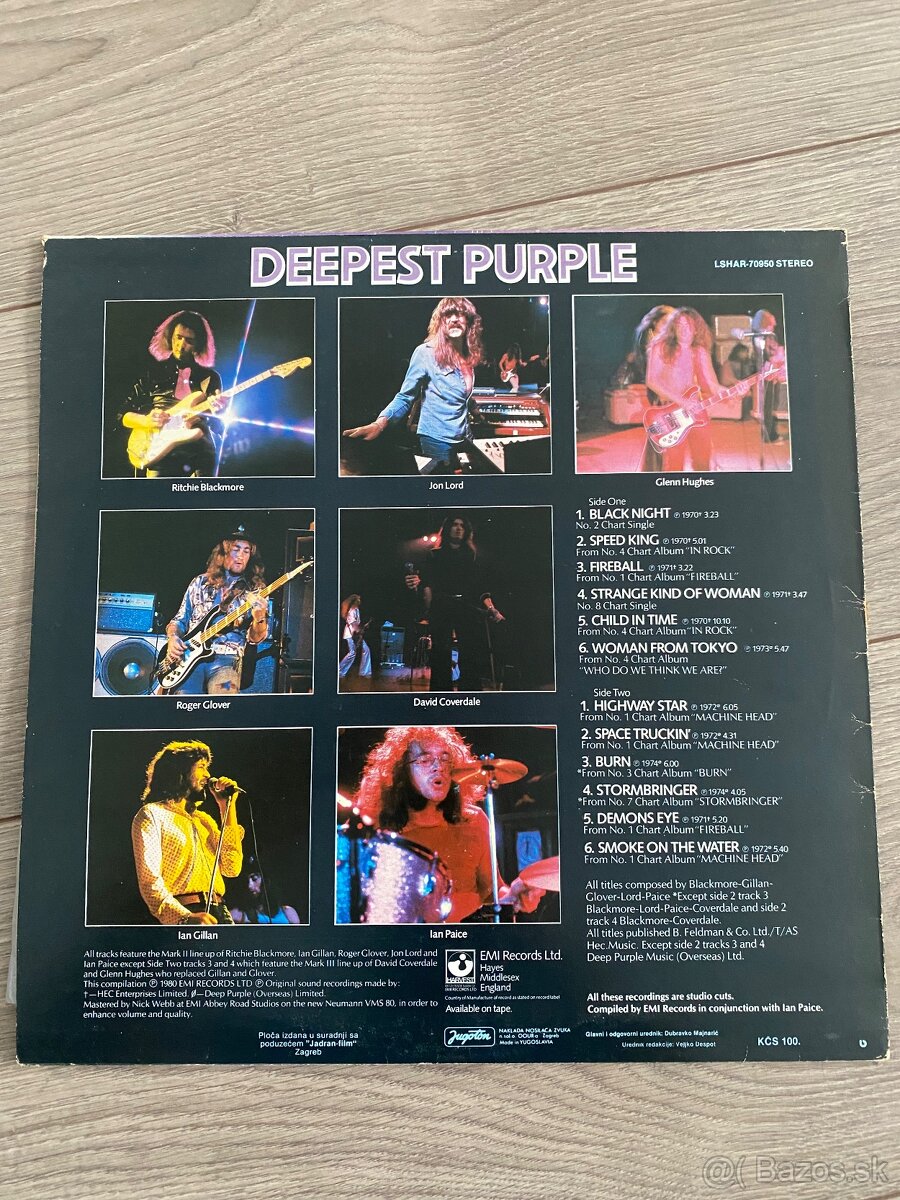 LP platňa DEEPEST PURPLE - 3