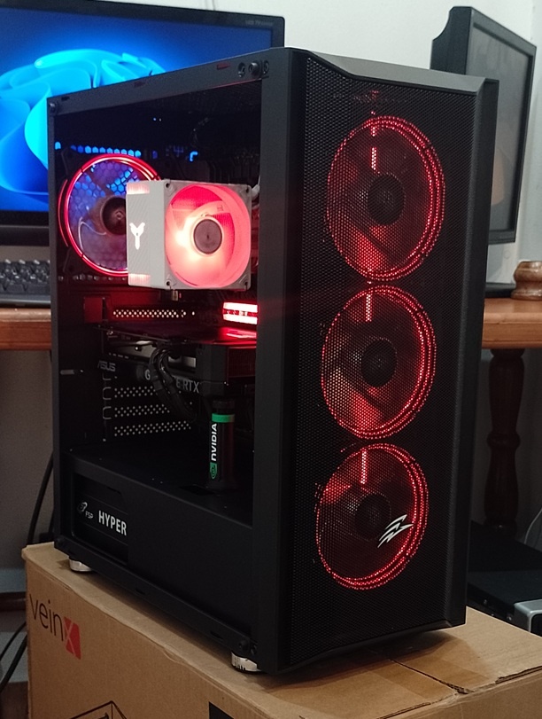 Herný PC – Ryzen 5 + RTX 4060/8G+ 32GB RAM+NVMe - 3