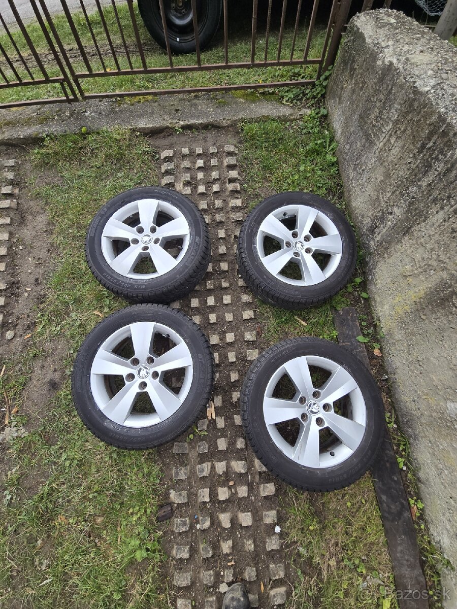 Zimný komplet 5x112 r16 a 205/55 r16 - 3