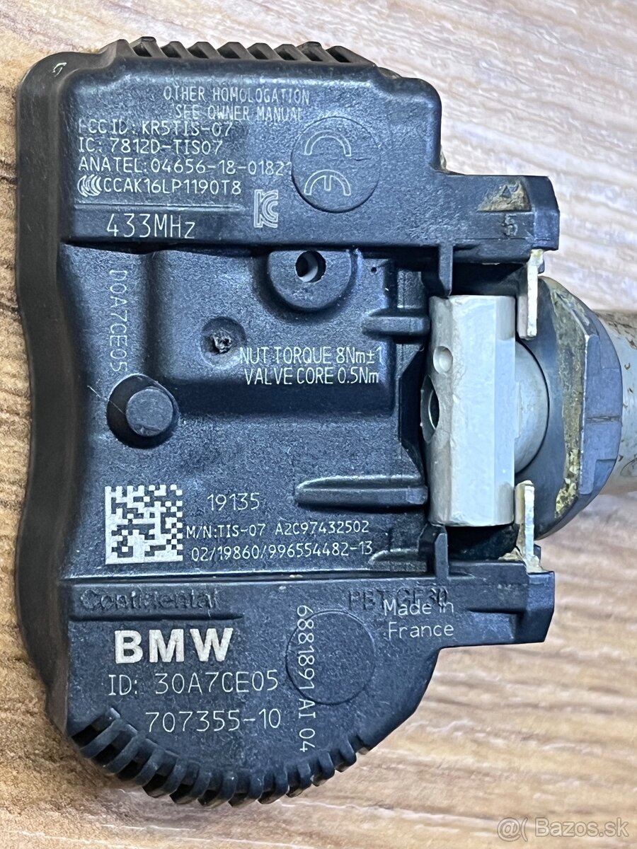 TPMS Snimac tlaku v pneumatikach 433 MHz BMW - 3