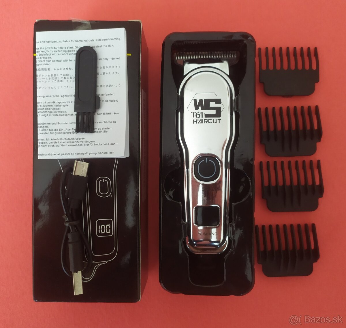 Strojček na vlasy, LED displej - 3