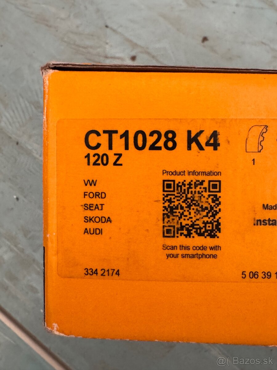 Sada ozubeného remeňa Continental CT1028K4 - 3