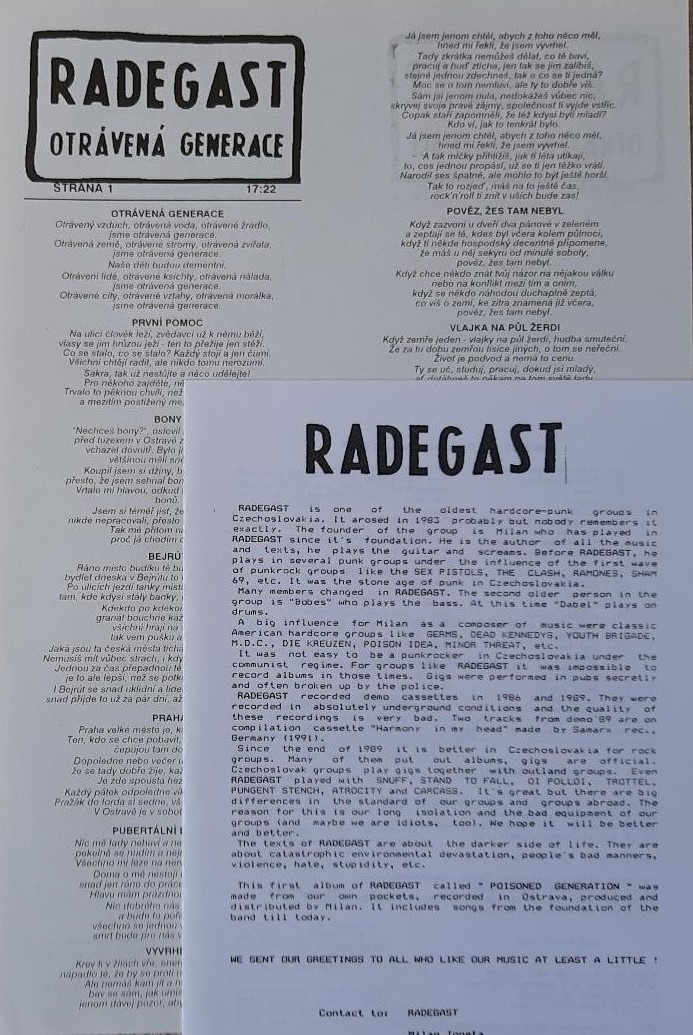 Radegast - Otrávená generace (LP) - 3