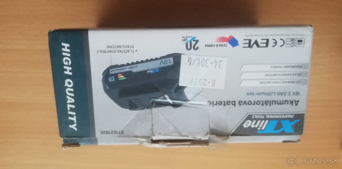 Uhlova bruska XTline-Akumulatorova / Uplne nova - 3