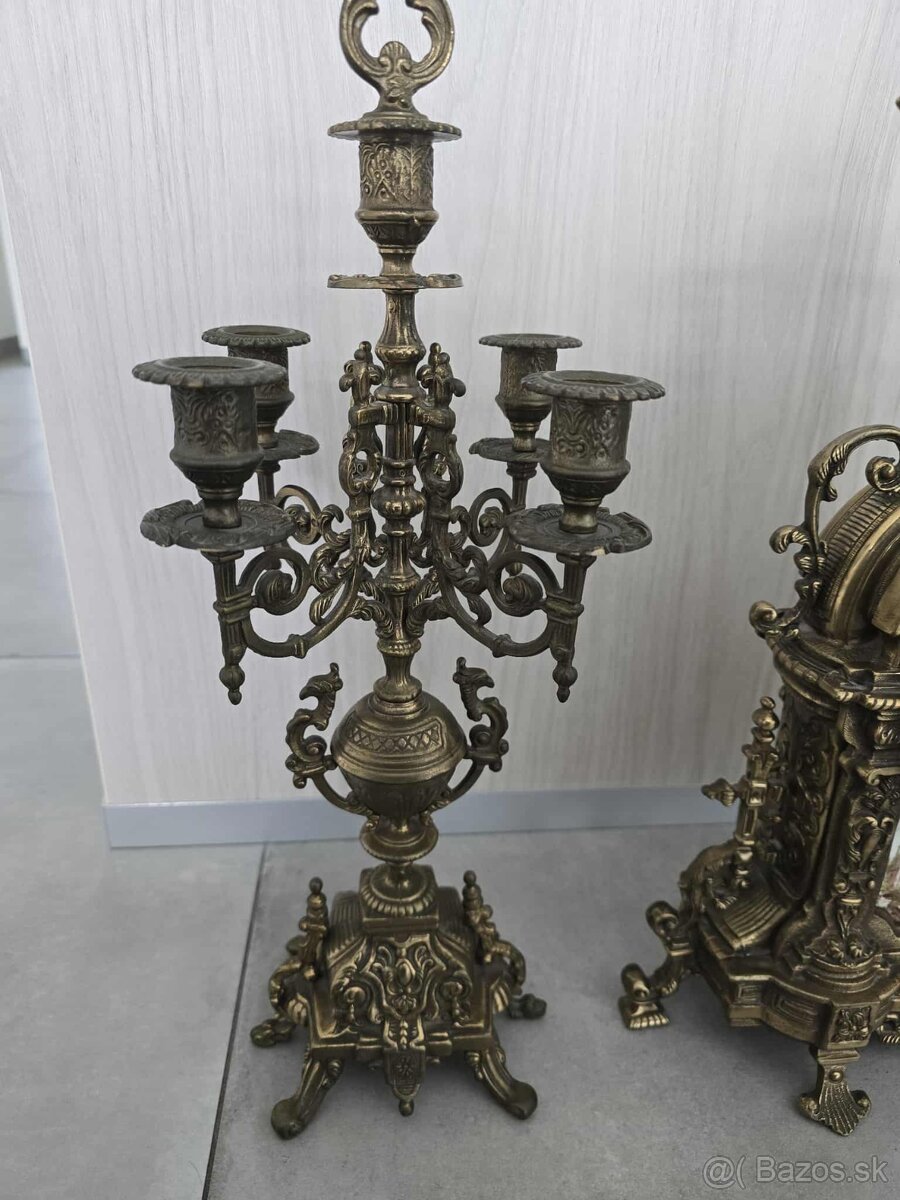 Krasne bronzove krbove hodiny...cislo 17 - 3