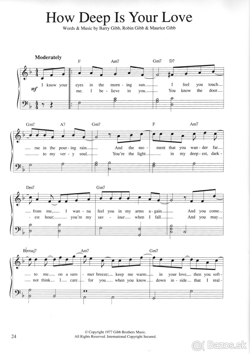 Balady - klavírne noty pre úroveň približne Zuš - 3