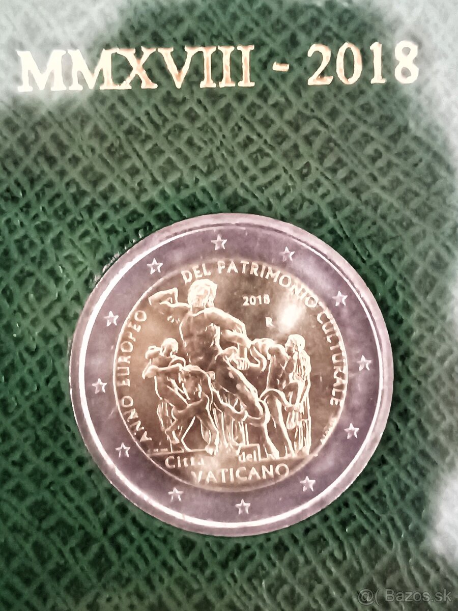 Vatikán 2018 Heritage , 2€ euro - 3