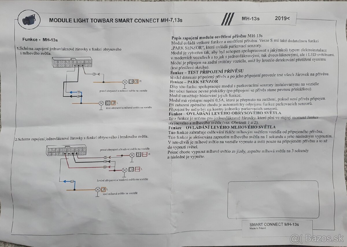 Riadiaca jednotka elektriky ťažného zariadenia Vamot MH-13s - 3