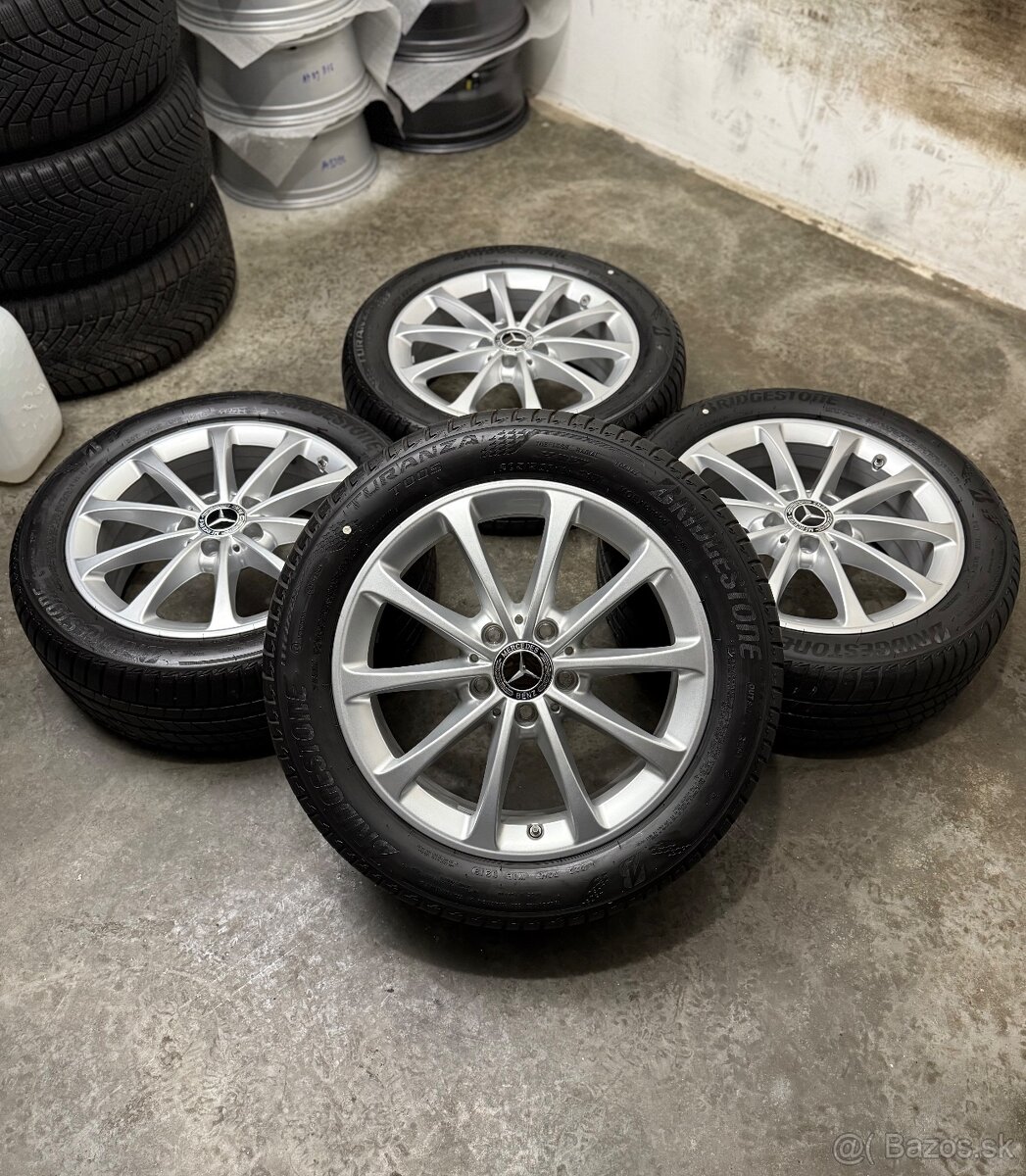 Nepoužitá letná sada 5x112 R17 , 205/55/17 Mercedes A B CLA - 3