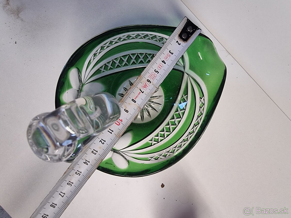 Modranská čútora+krištáľová labuť+košík - 3